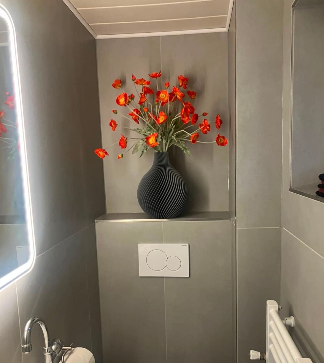 Customer photo review of Zijden Klaprozen - Oranje