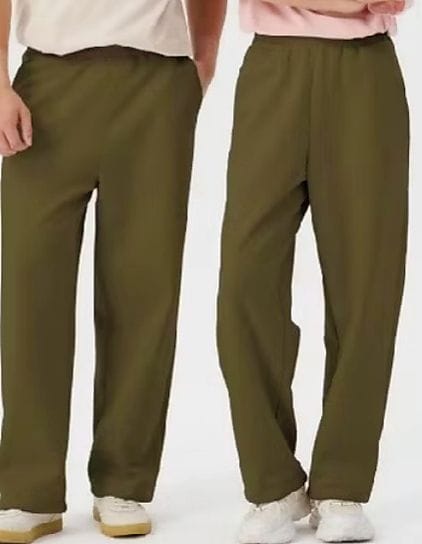 Customer photo review of Unisex Wide Leg Sweatpants With Adjustable Cuffs