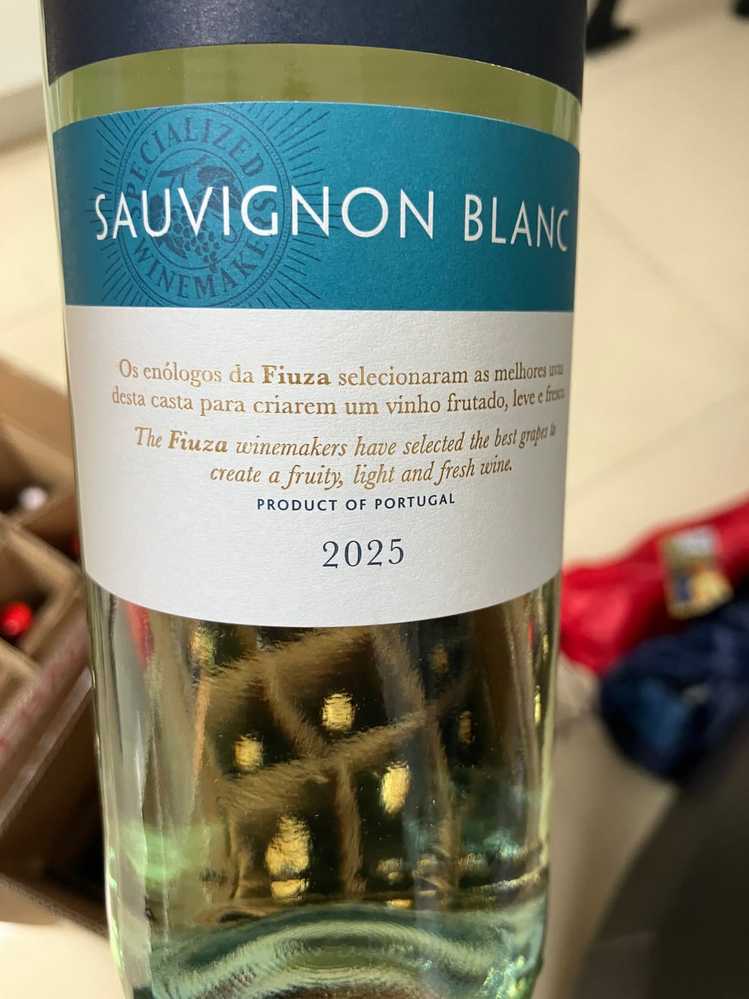 Customer photo review of Fiuza Sauvignon Blanc