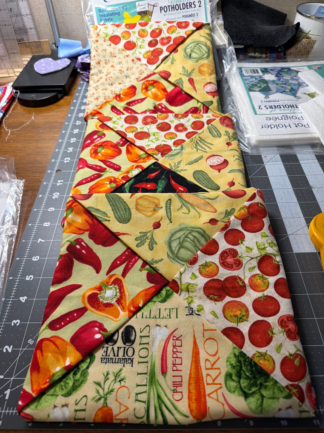 Customer photo review of Bosal, Pot Holder Batting - 10" x 10"