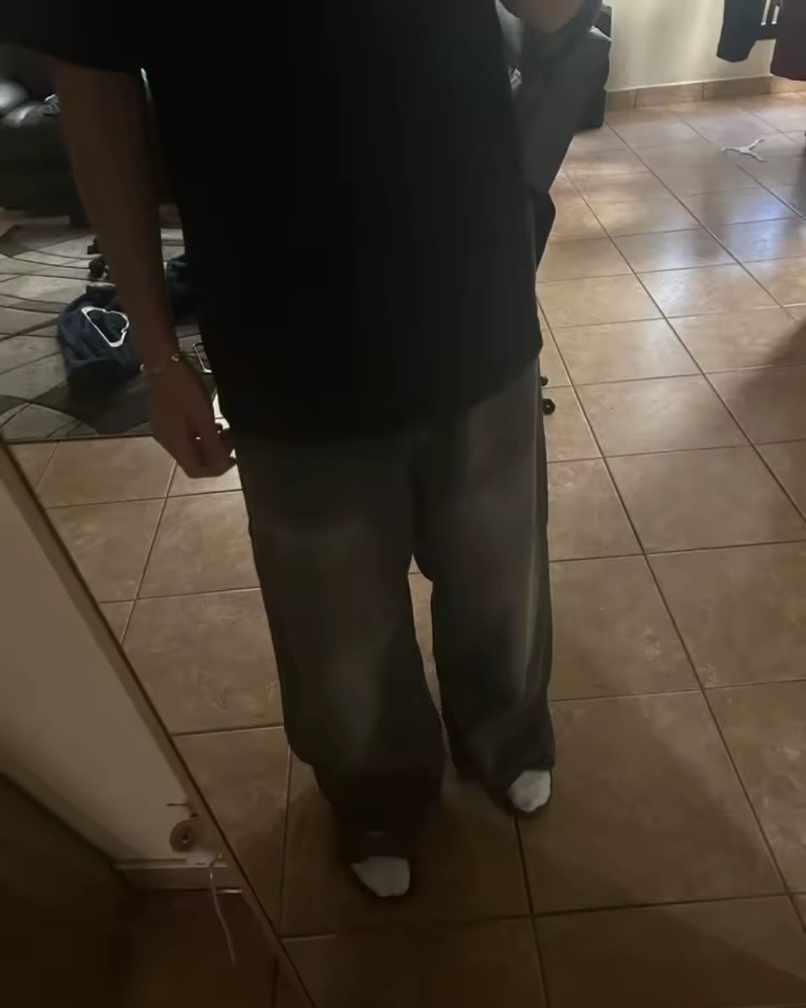 Customer photo review of BLACK BAGGY JEANS