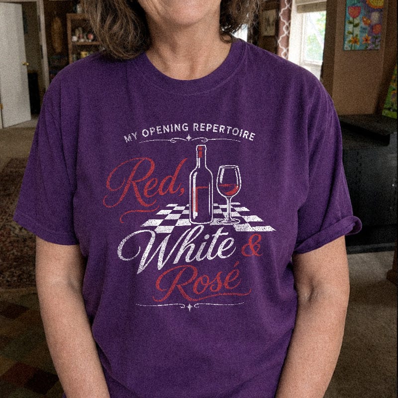 Customer photo review of Wine Repertoire Mom T-Shirt