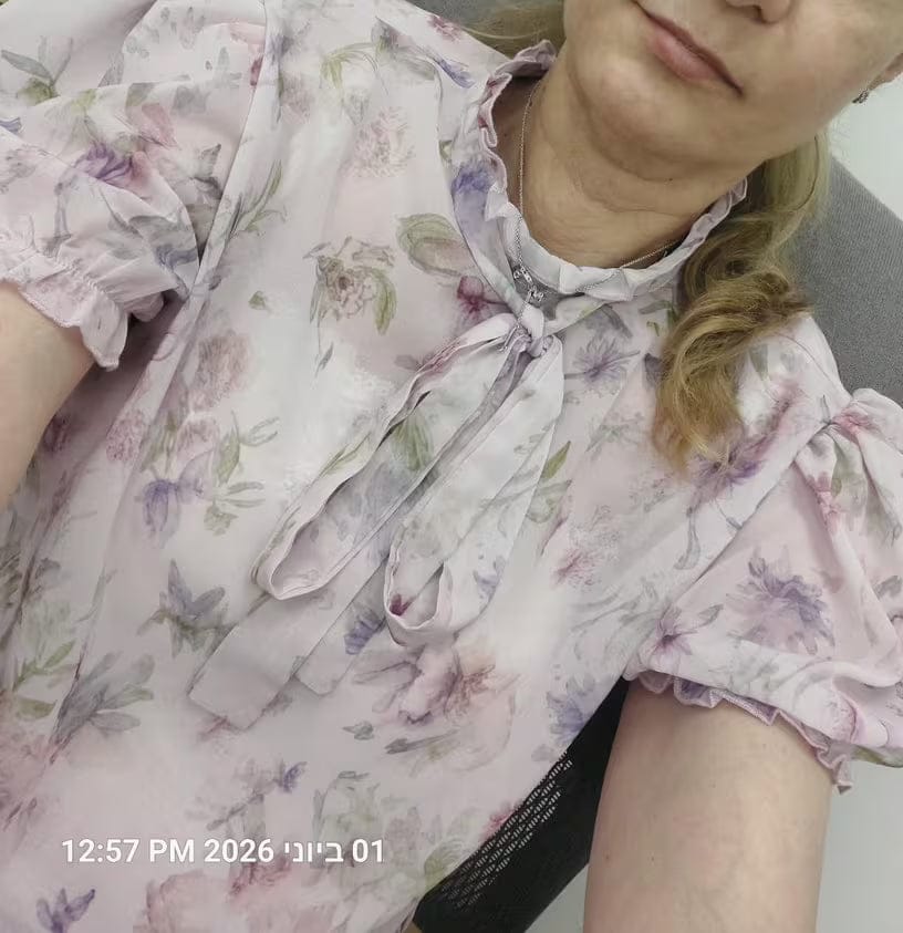 Customer photo review of Çiçek Detaylı Şifon Bluz