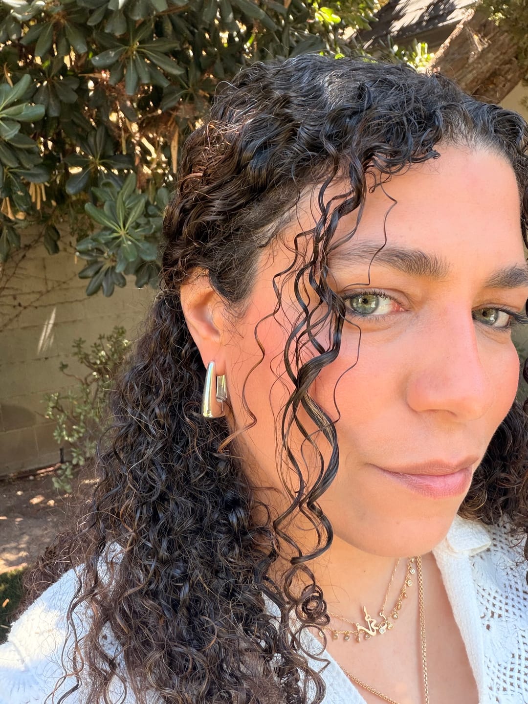 Customer photo review of Taper Earrings