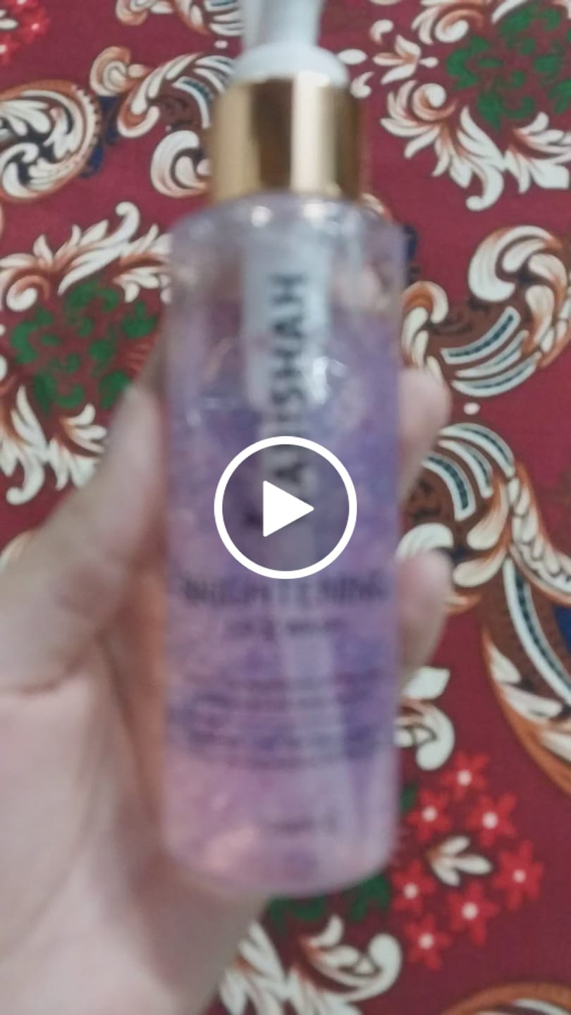 Customer video review of LuminaBright Whitening Face Wash