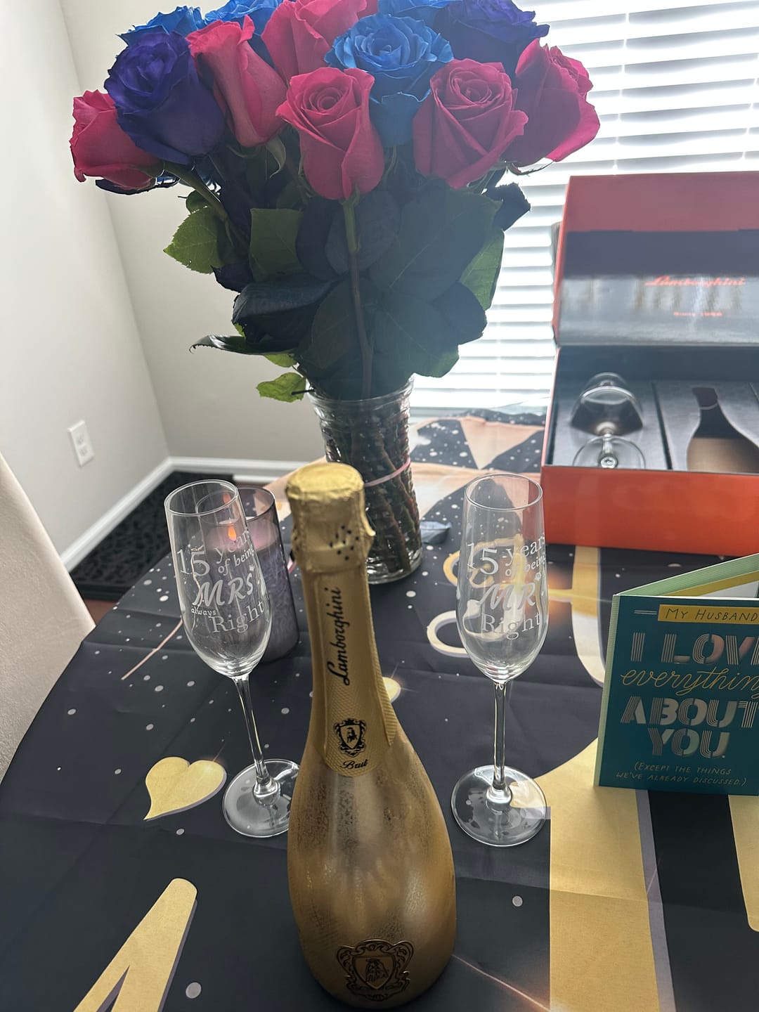 Customer photo review of Lamborghini Oro Vino Spumante with Gift Set