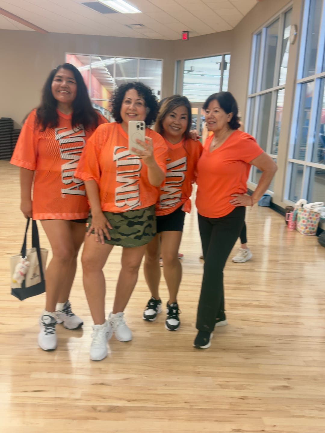 Customer photo review of Dale-Z Oversized Mesh V-Neck Top