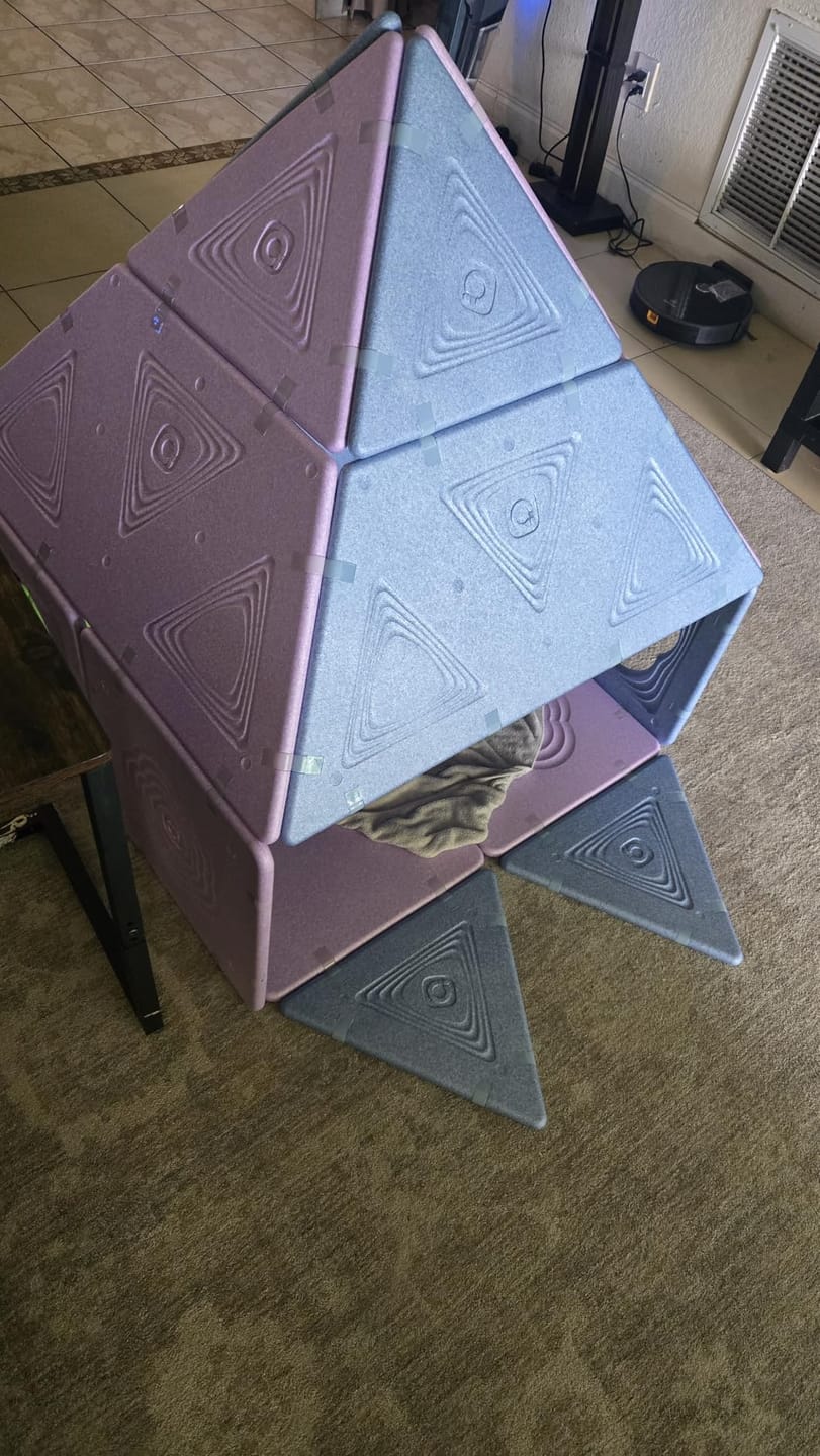 Customer photo review of Magnetic Building Panels