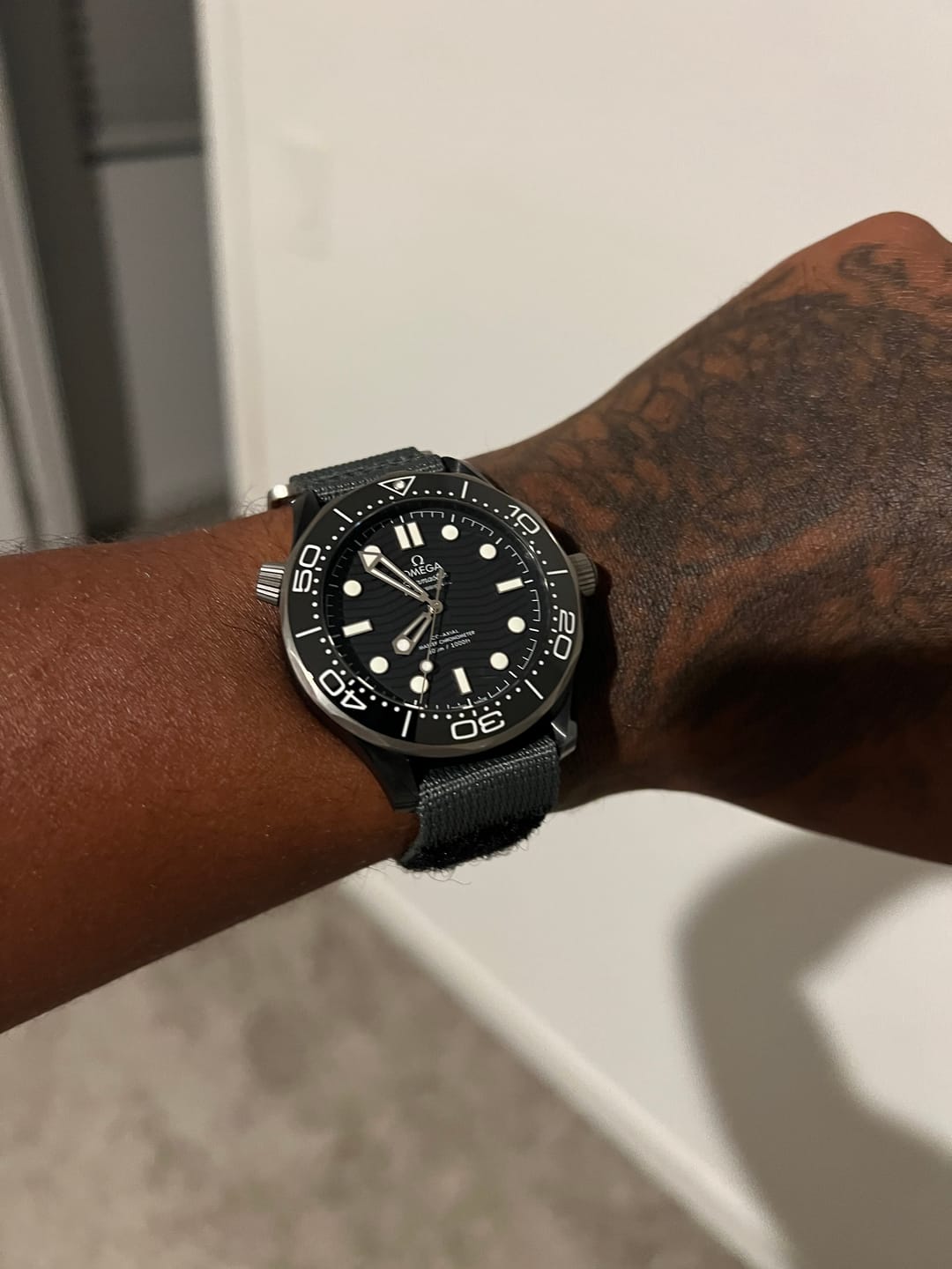 Customer photo review of Glomar Explorer - Hook And Loop Watch Strap