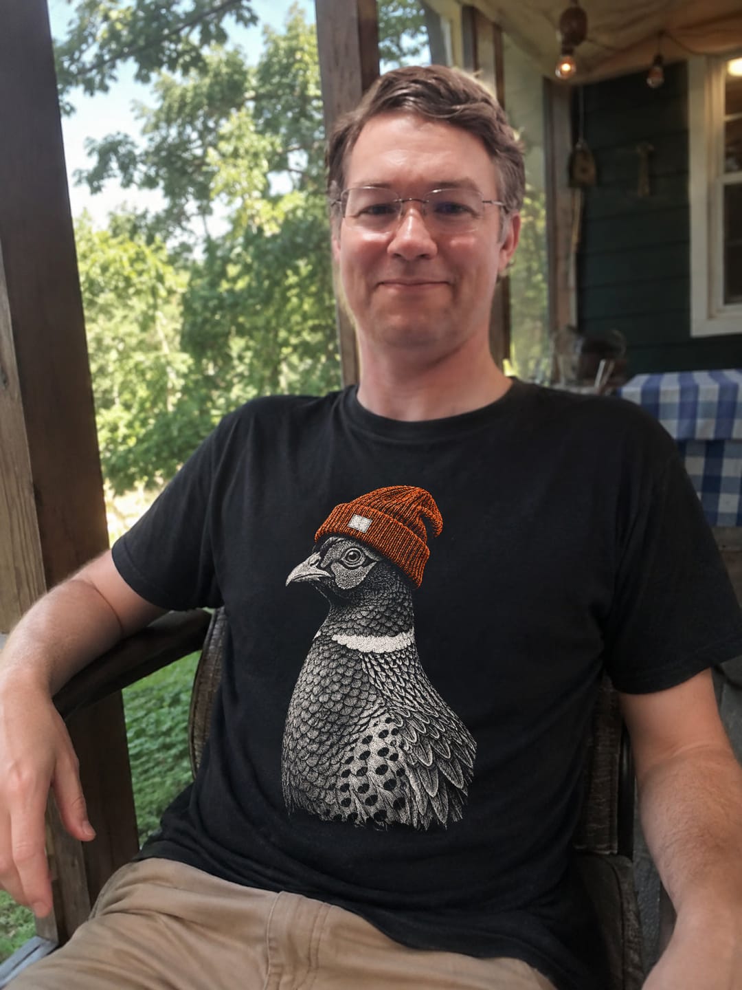 Customer photo review of Fieldwise Pheasant T-Shirt
