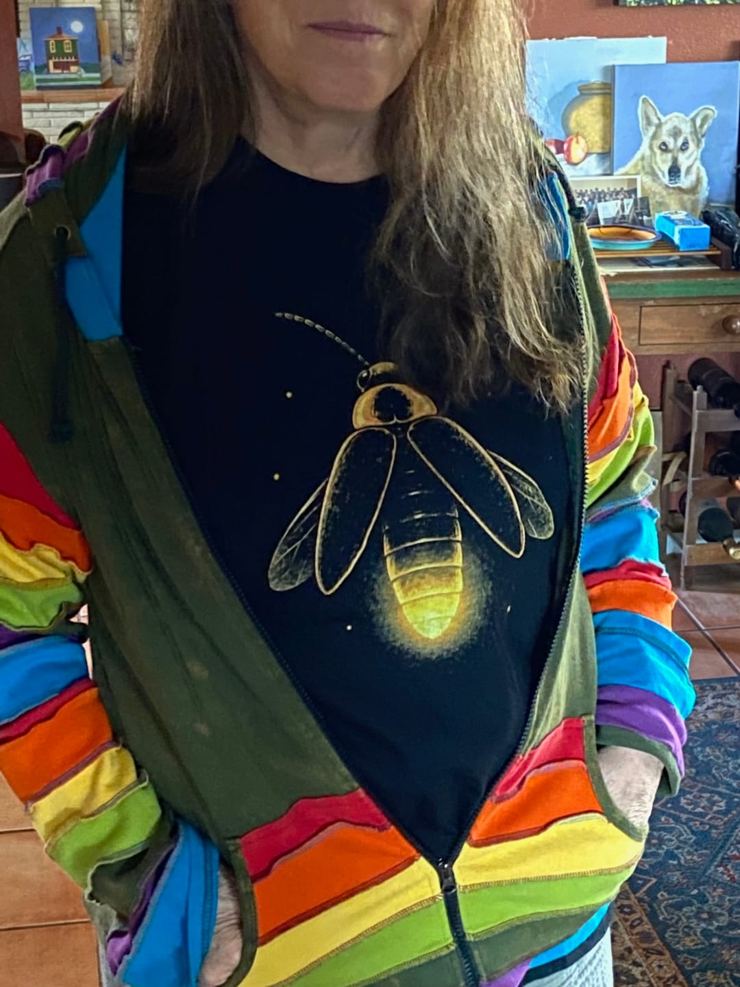 Customer photo review of Luminous Grove T-Shirt
