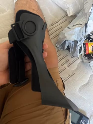 Customer photo review of Morehea Foot Drop AFO Brace