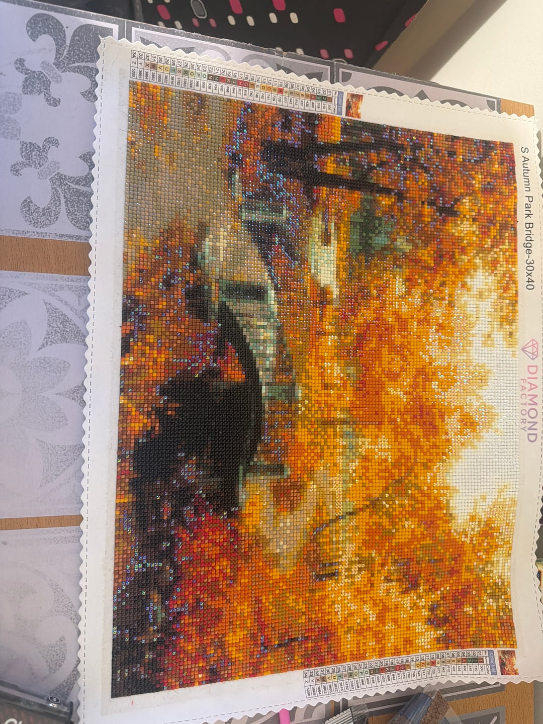 Customer photo review of Autumn Park Bridge