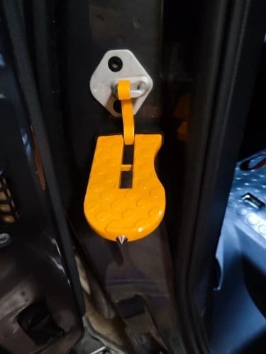 Customer photo review of BOLTHUT™ Folding Car Door Step — Roof Rack Access Foot Pedal