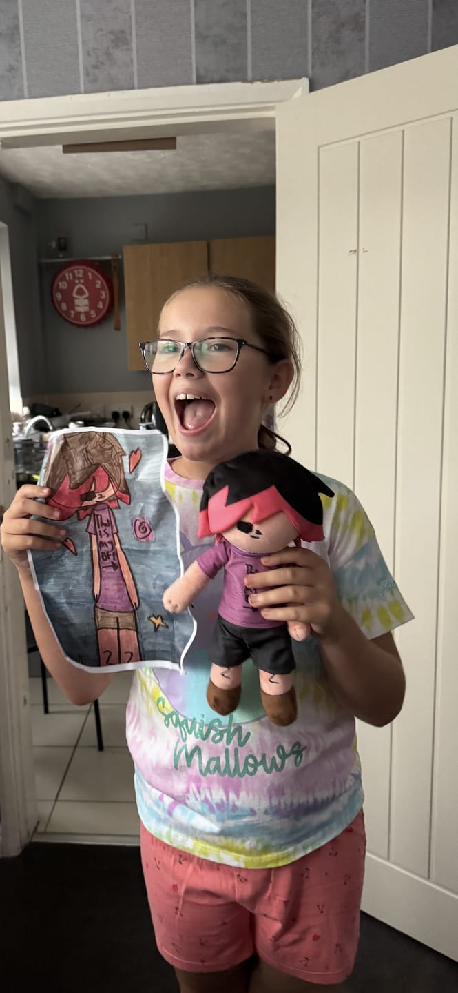 Customer photo review of Original Character (OC) Design Plush