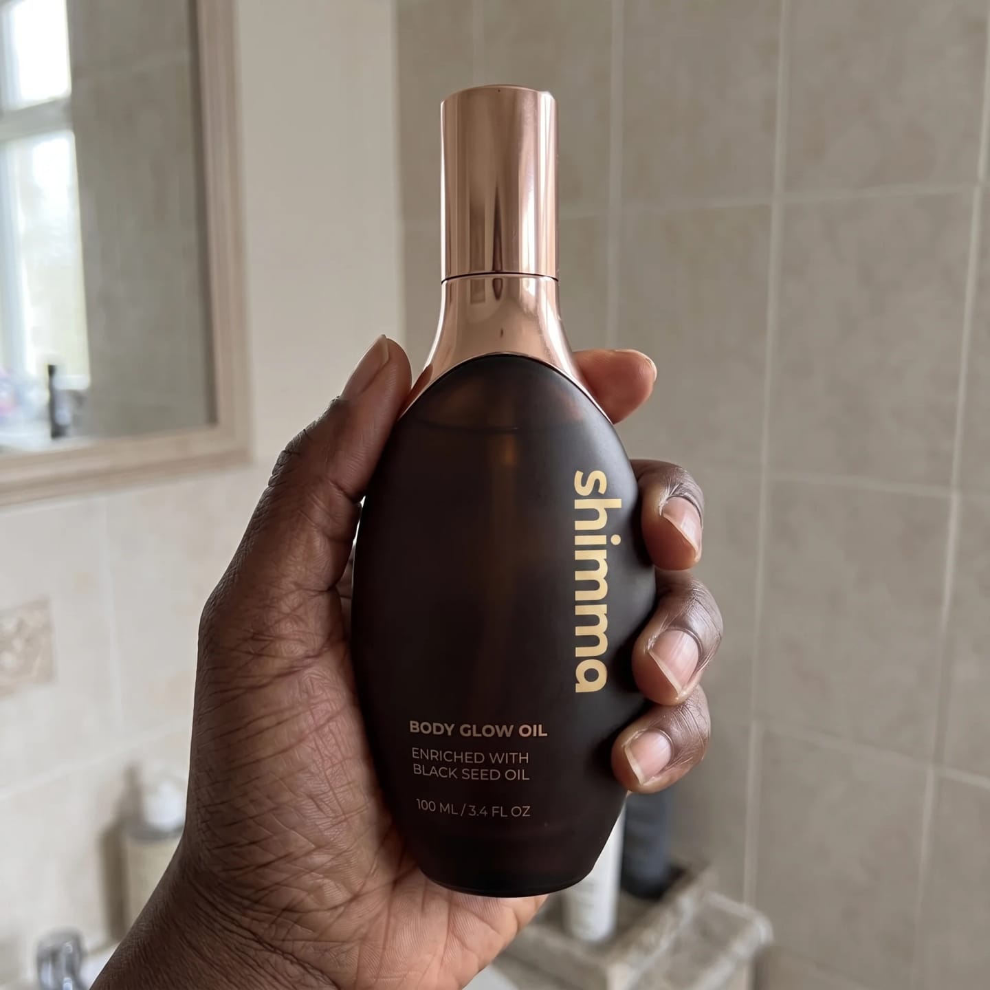 Customer photo review of Body Glow Oil