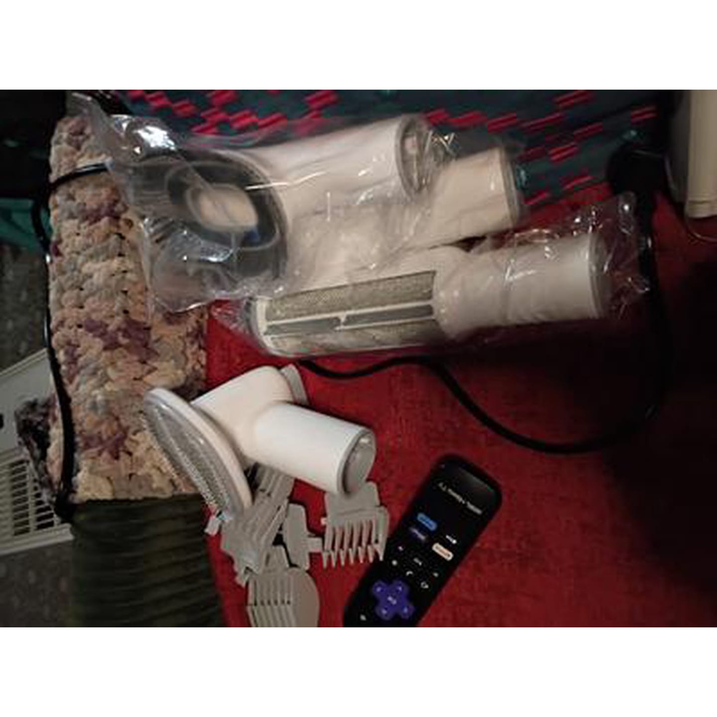Customer photo review of Dog Grooming Vacuum Kit