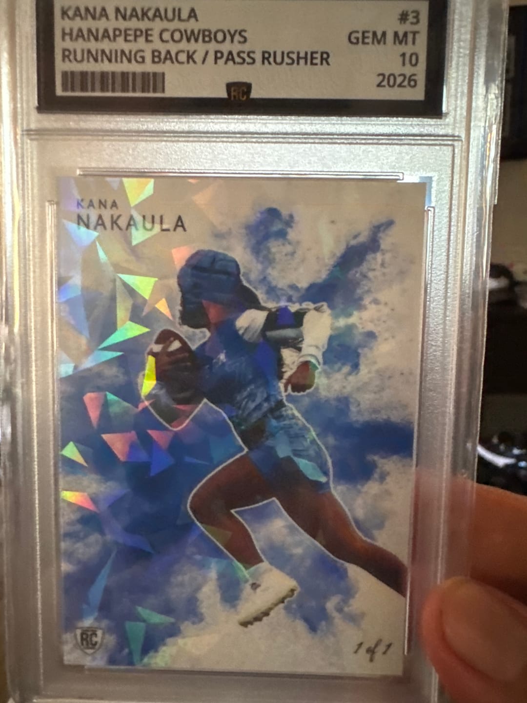 Customer photo review of Custom Graded Card