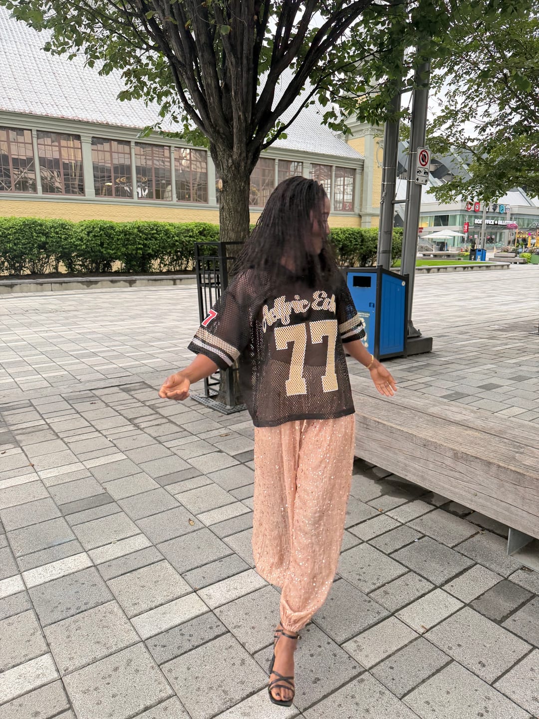 Customer photo review of Aelfric Eden Mesh Jersey Tee