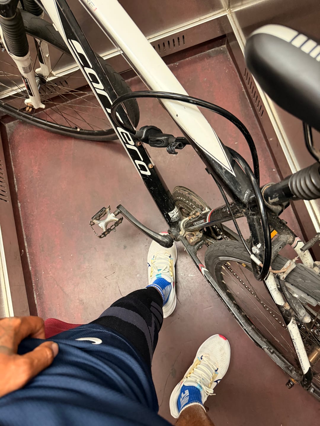 Customer photo review of Compression Sleeves V2 for Knees and Legs