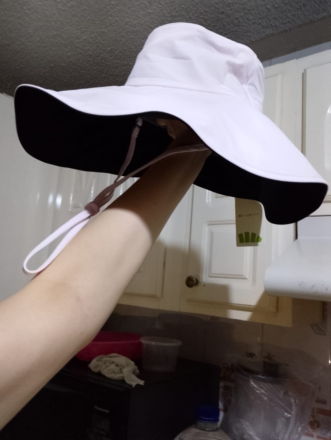 Customer photo review of Women's Wide-Brim Sun Fisherman Hat UPF 100+ BM016/AL500
