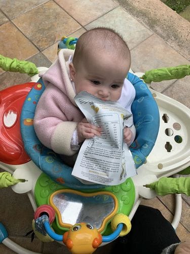 Customer photo review of Puffs Plátano Zapallo Familiar