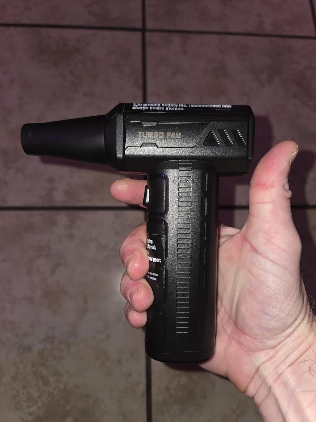 Customer photo review of BOLTHUT™ Cordless Air Duster Blower — 130,000 RPM Turbo, 4 Speeds