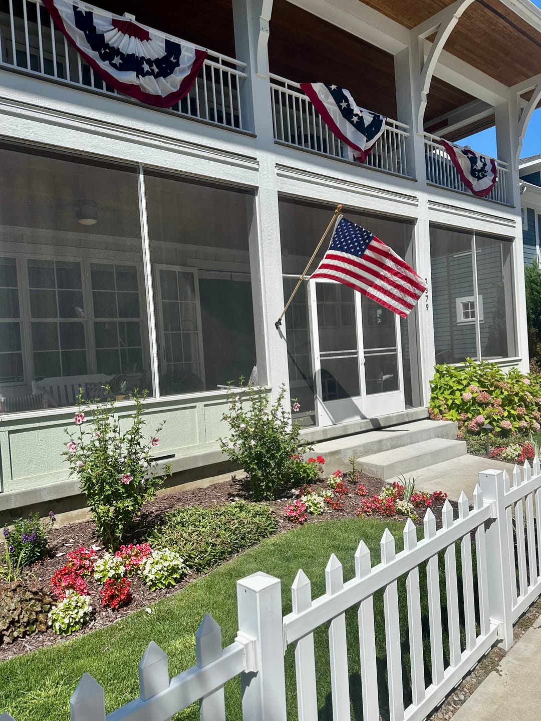 Customer photo review of 3' x 5' American Flag Set