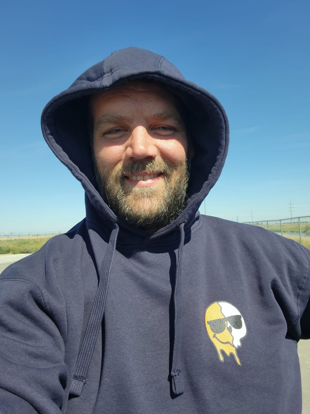 Customer photo review of Summits for Serotonin Hoodie: Comfort for a Cause