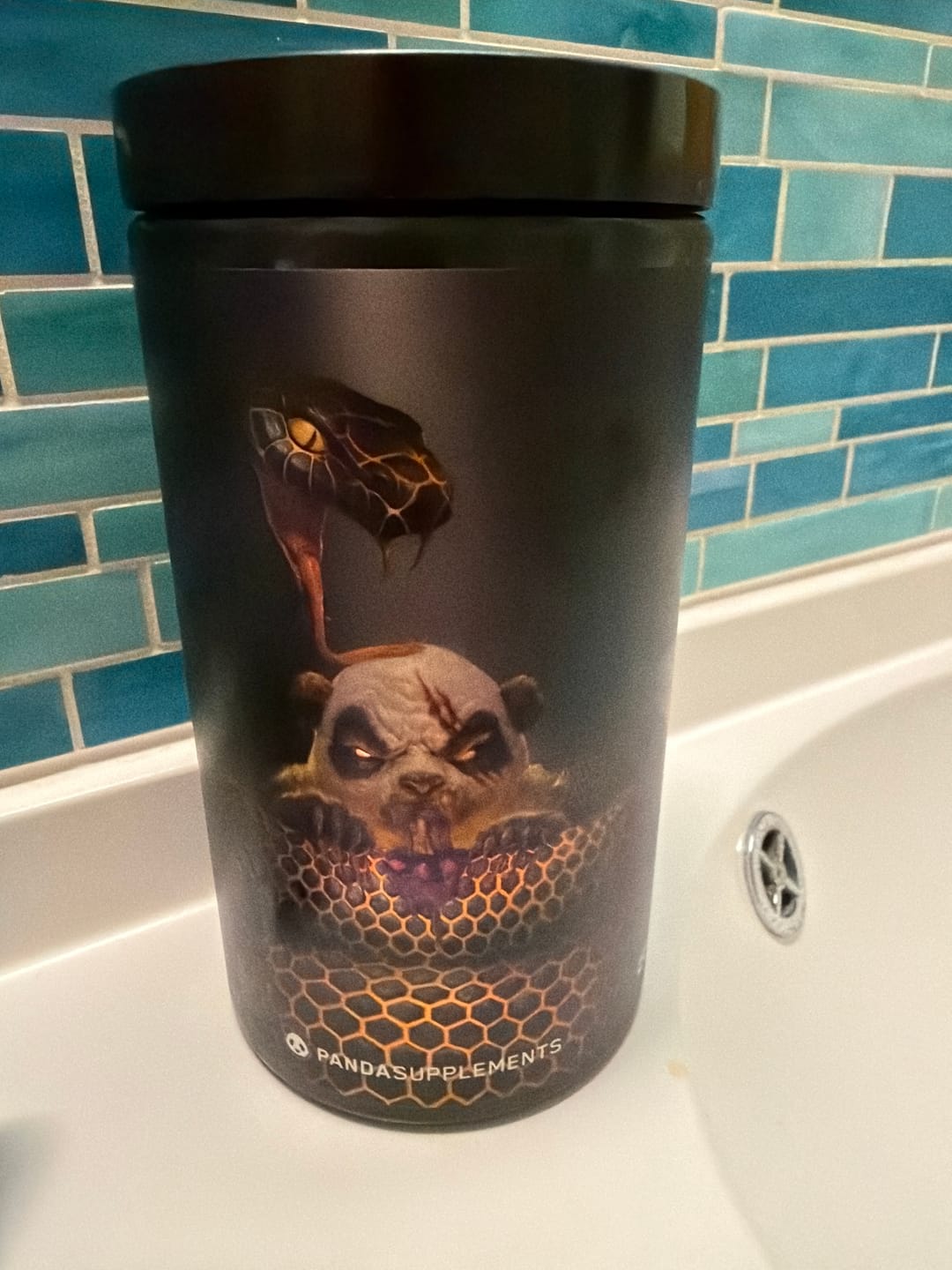 Customer photo review of PANDAMIC - Special Edition Pre Workout (Grape Bubble Gum Flavor)