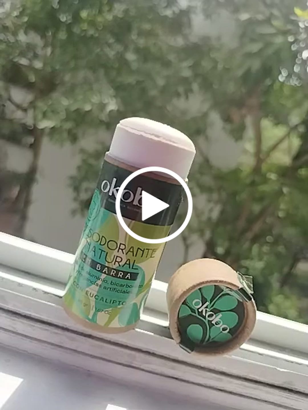 Customer video review of Desodorante Natural