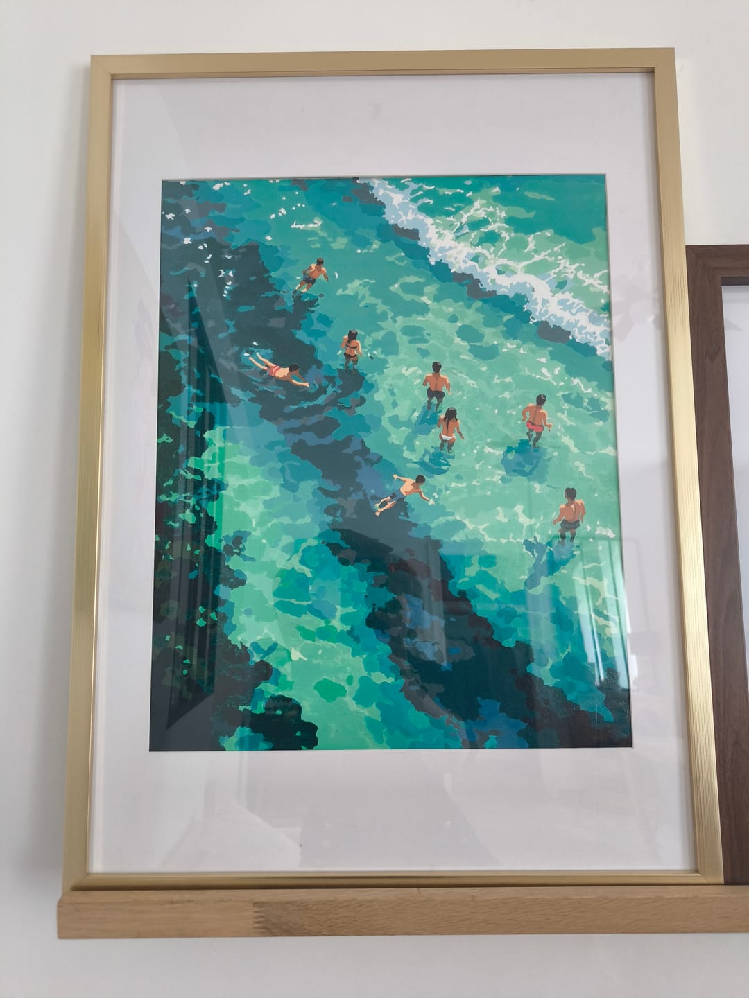 Customer photo review of Clear Waters | Paint by Number