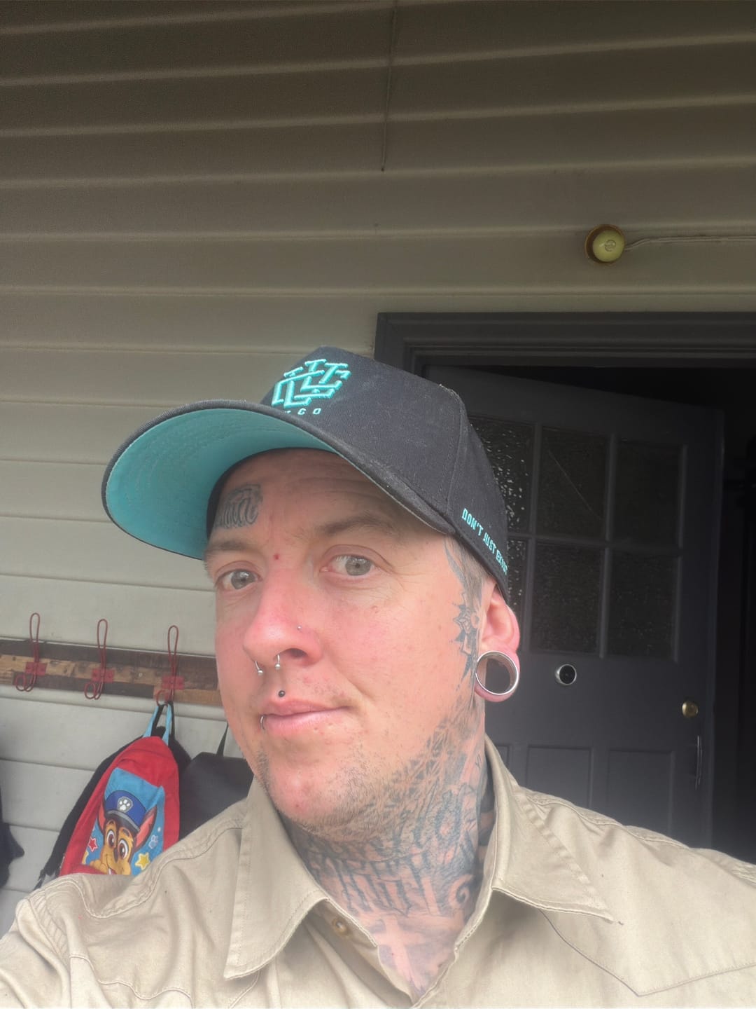 Customer photo review of DEEP FIT LVCO "Khaki Blaze" A-Frame Snapback