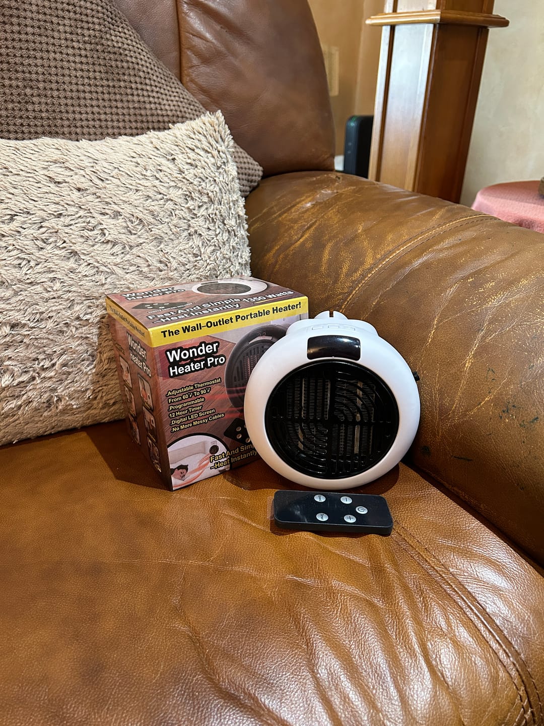 Customer photo review of minicalefactor termocerámico portatil