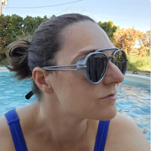 Customer photo review of Halviar Horizon 2-in-1 Sunglasses & Swim Goggles