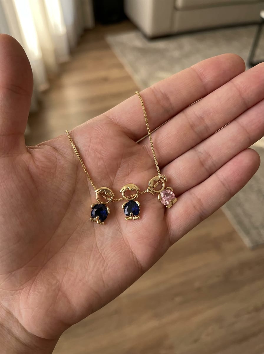 Customer photo review of Collier Personnalisé pour Maman