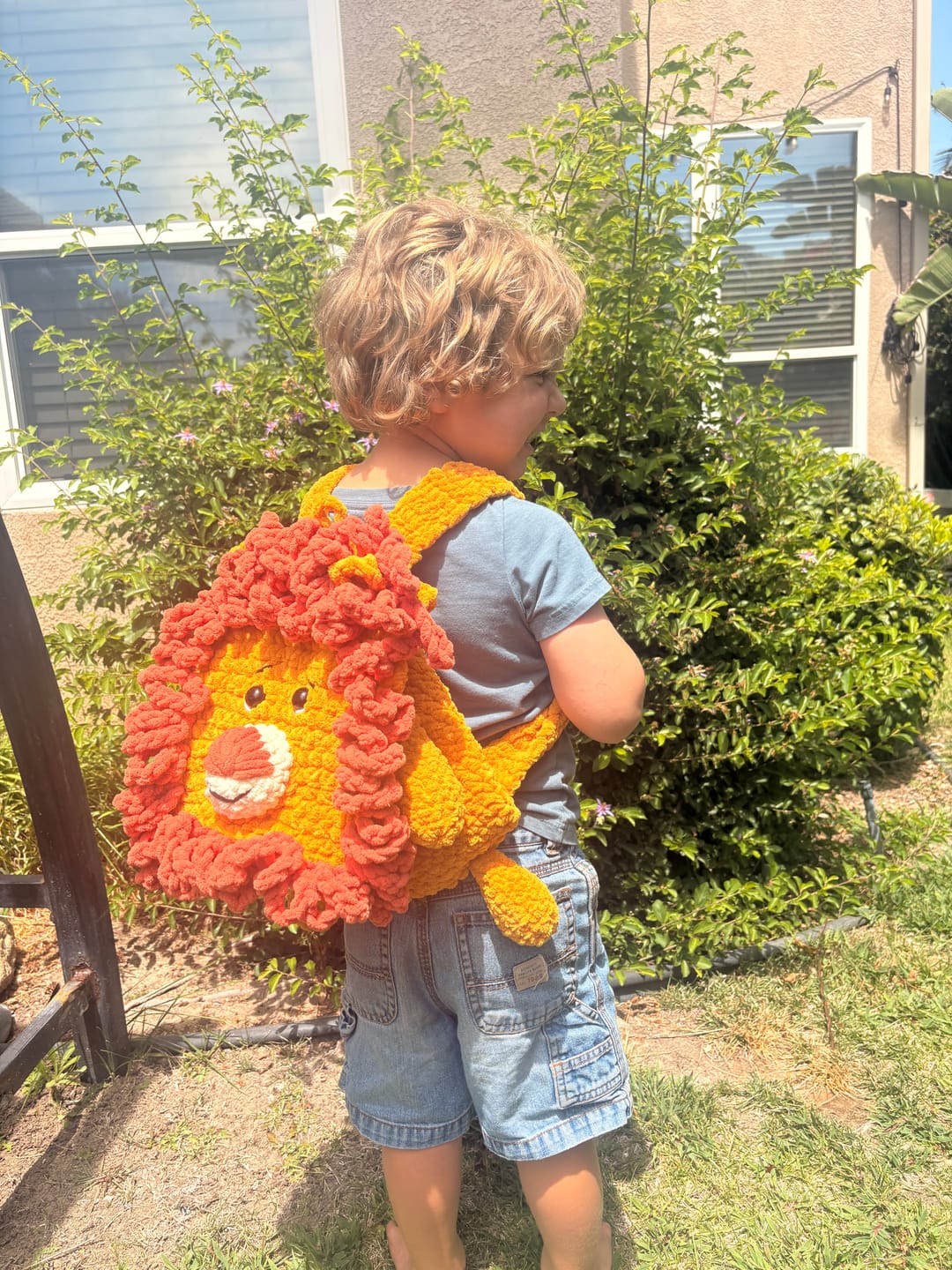Customer photo review of Backpack Crochet Pattern PDF