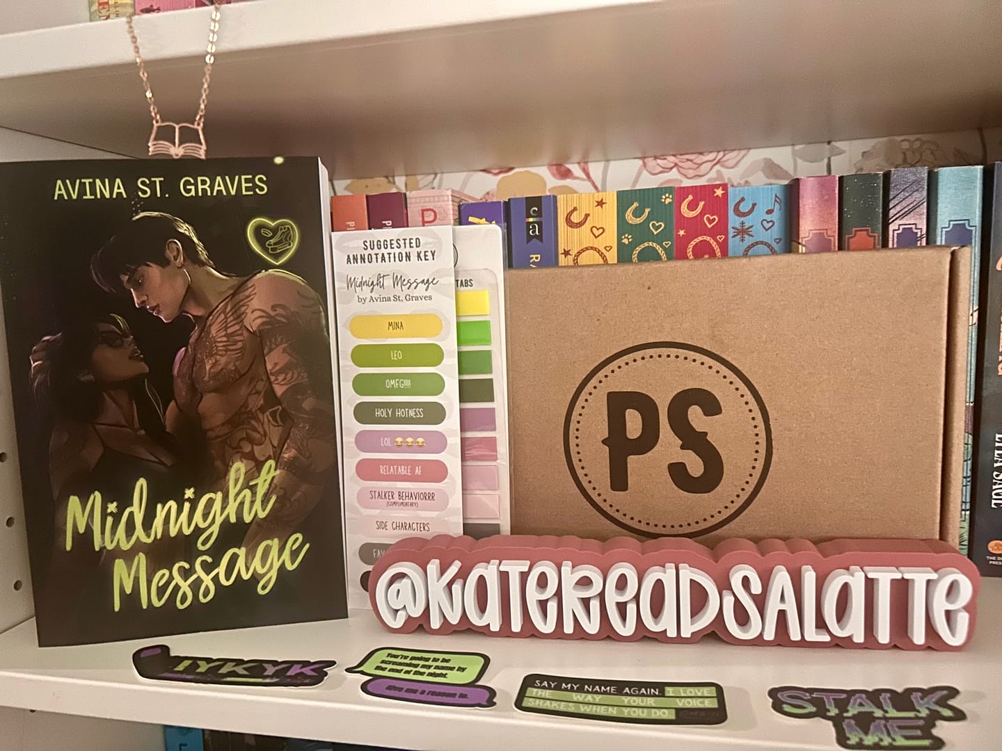 Customer photo review of good girl book club subscription
