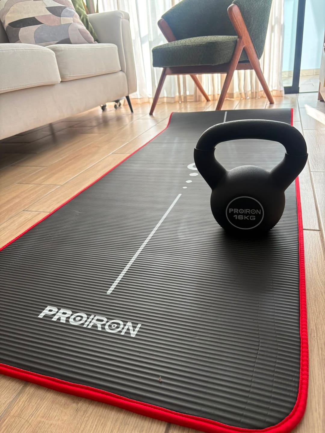 Customer photo review of Pesa Rusa o Kettlebell de Neopreno