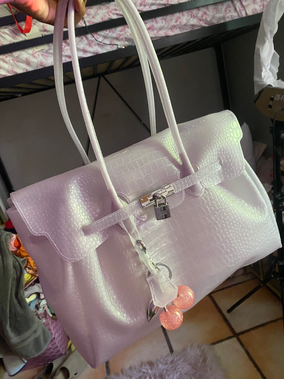 Customer photo review of Watermelon Red Jelly Firkin Bag