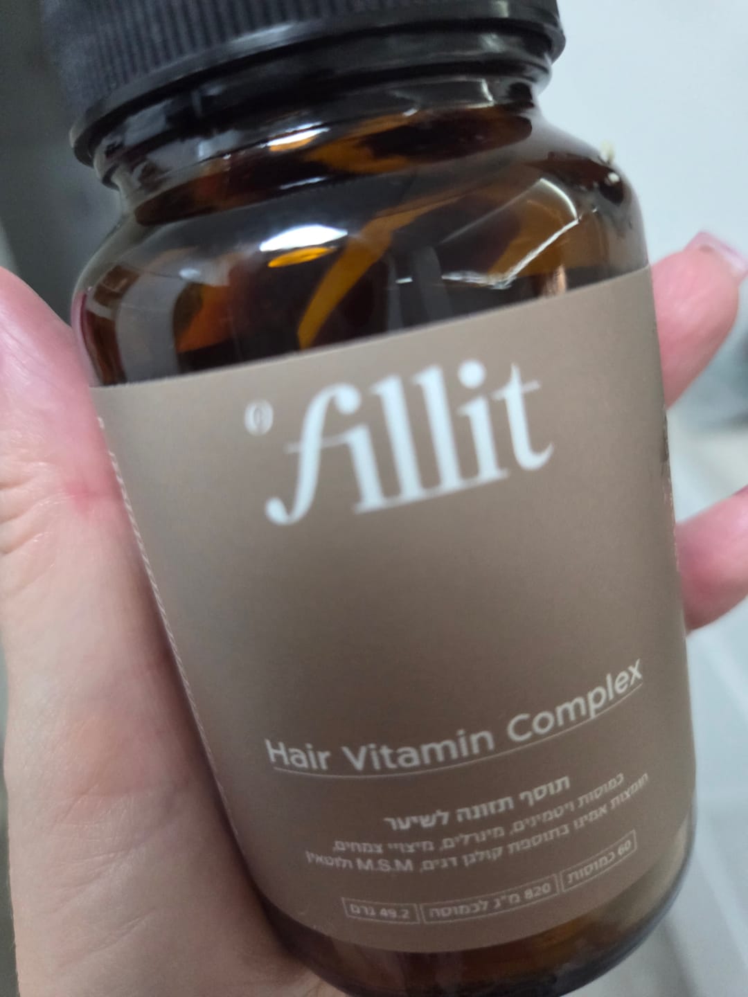 Customer photo review of Fill it women hair complex