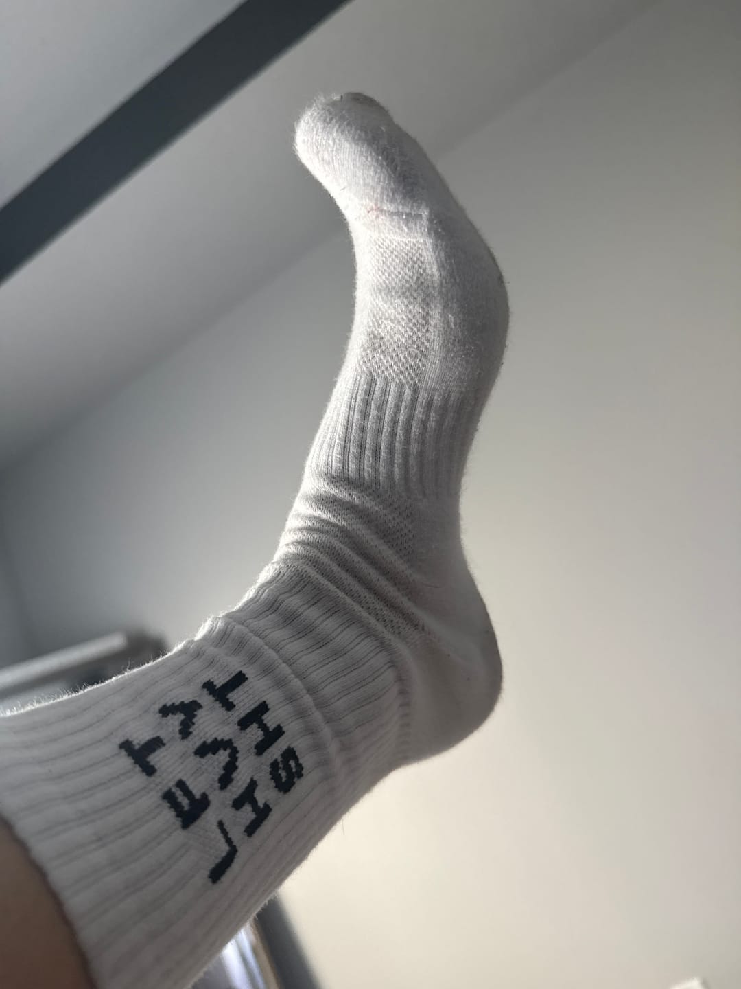 Customer photo review of LFT HVY SHT - Crew Workout Socks