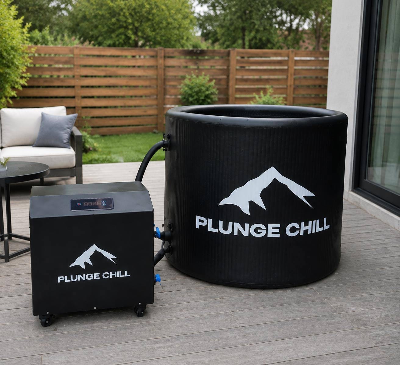 Customer photo review of 1HP Cold Plunge Chiller + Tub(Plus)