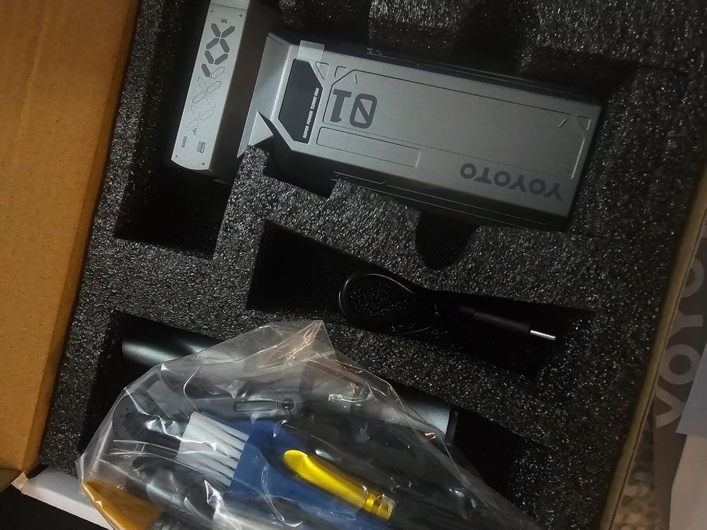 Customer photo review of BOLTHUT™ Cordless Air Duster Blower — 130,000 RPM Turbo, 4 Speeds