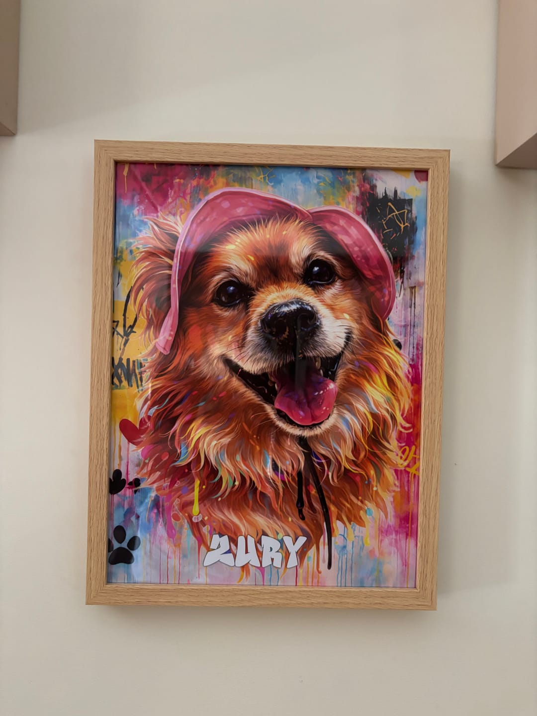 Customer photo review of Personalised Poster - Graffiti