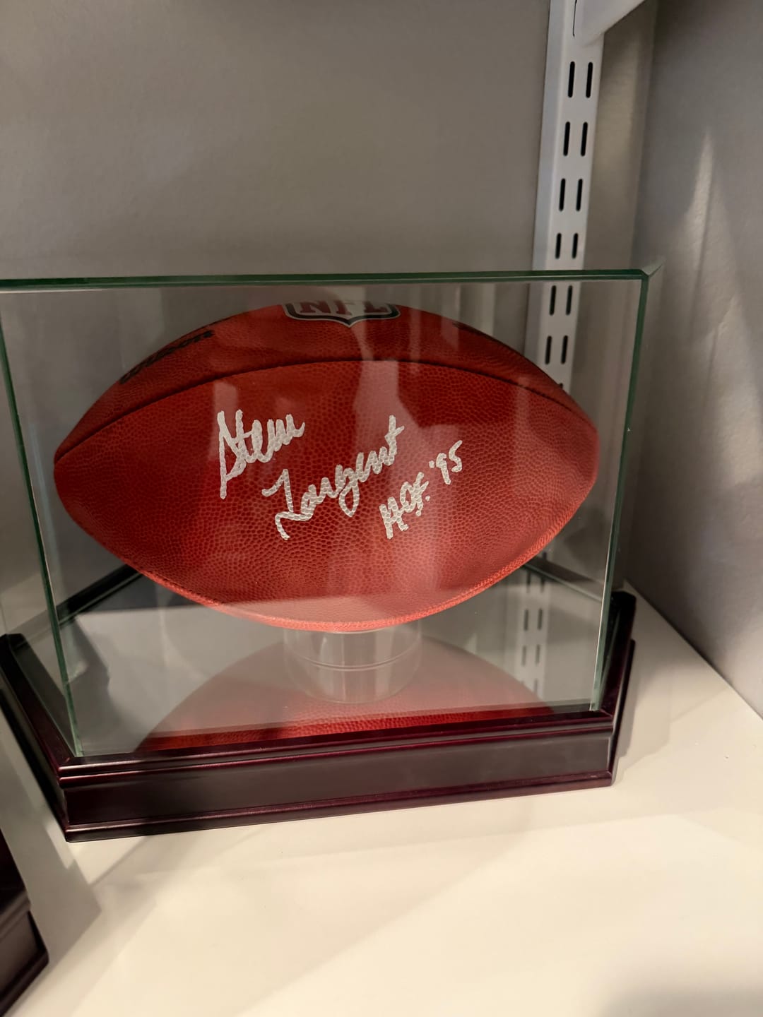 Customer photo review of Steve Largent Autograph Signing