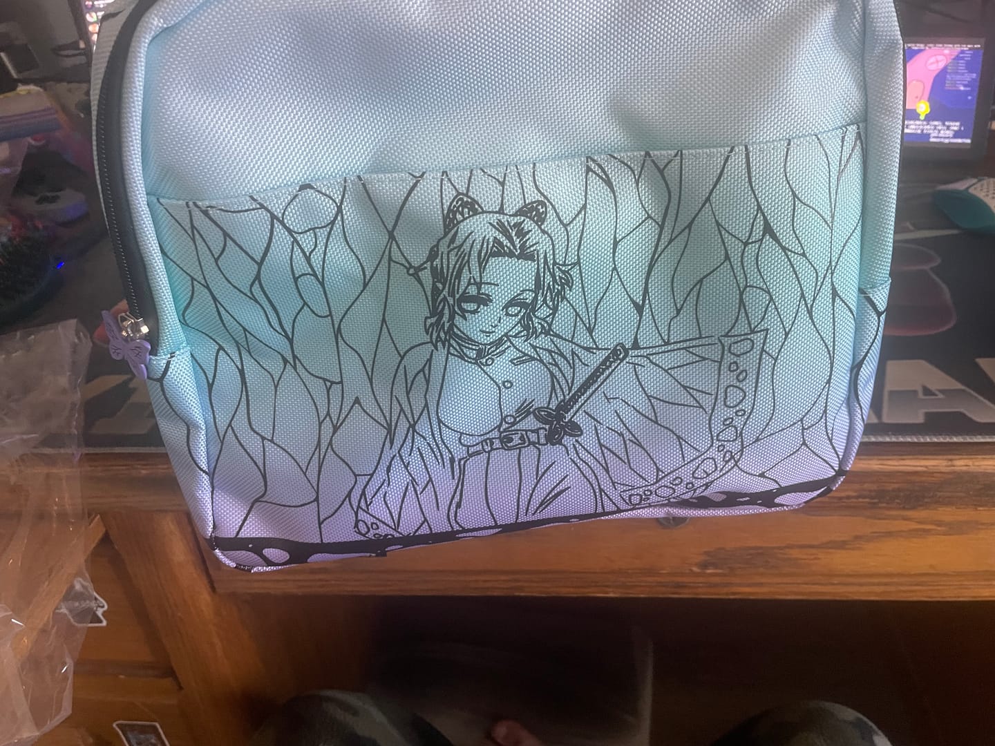 Customer photo review of Butterfly Duffel Bag