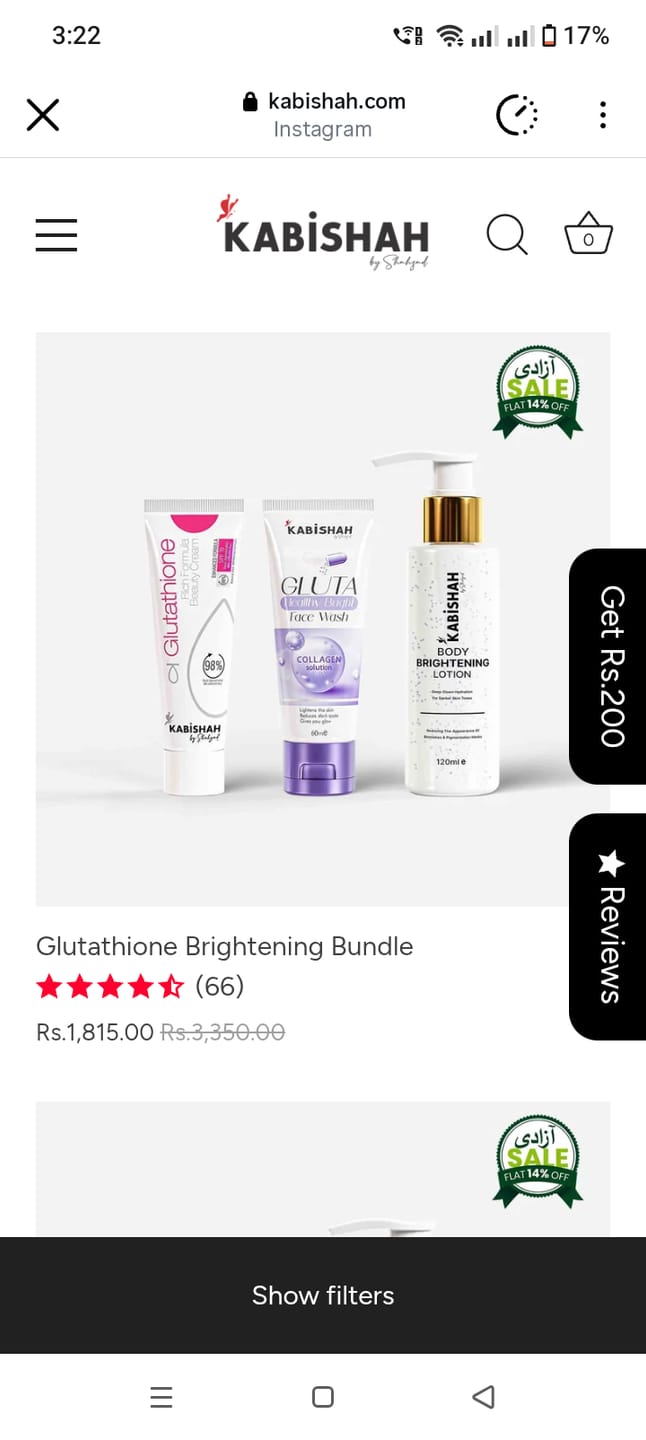 Customer photo review of Gluta Care Bundle