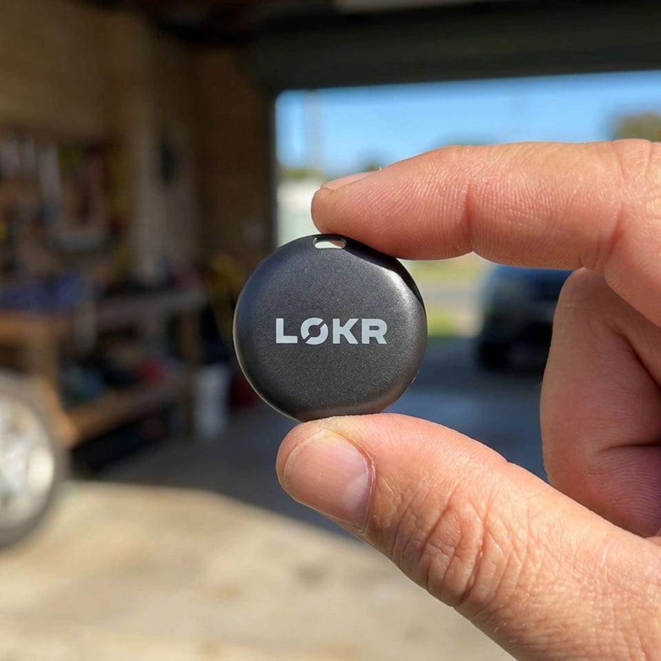 Customer photo review of LOKR Tracking Tag
