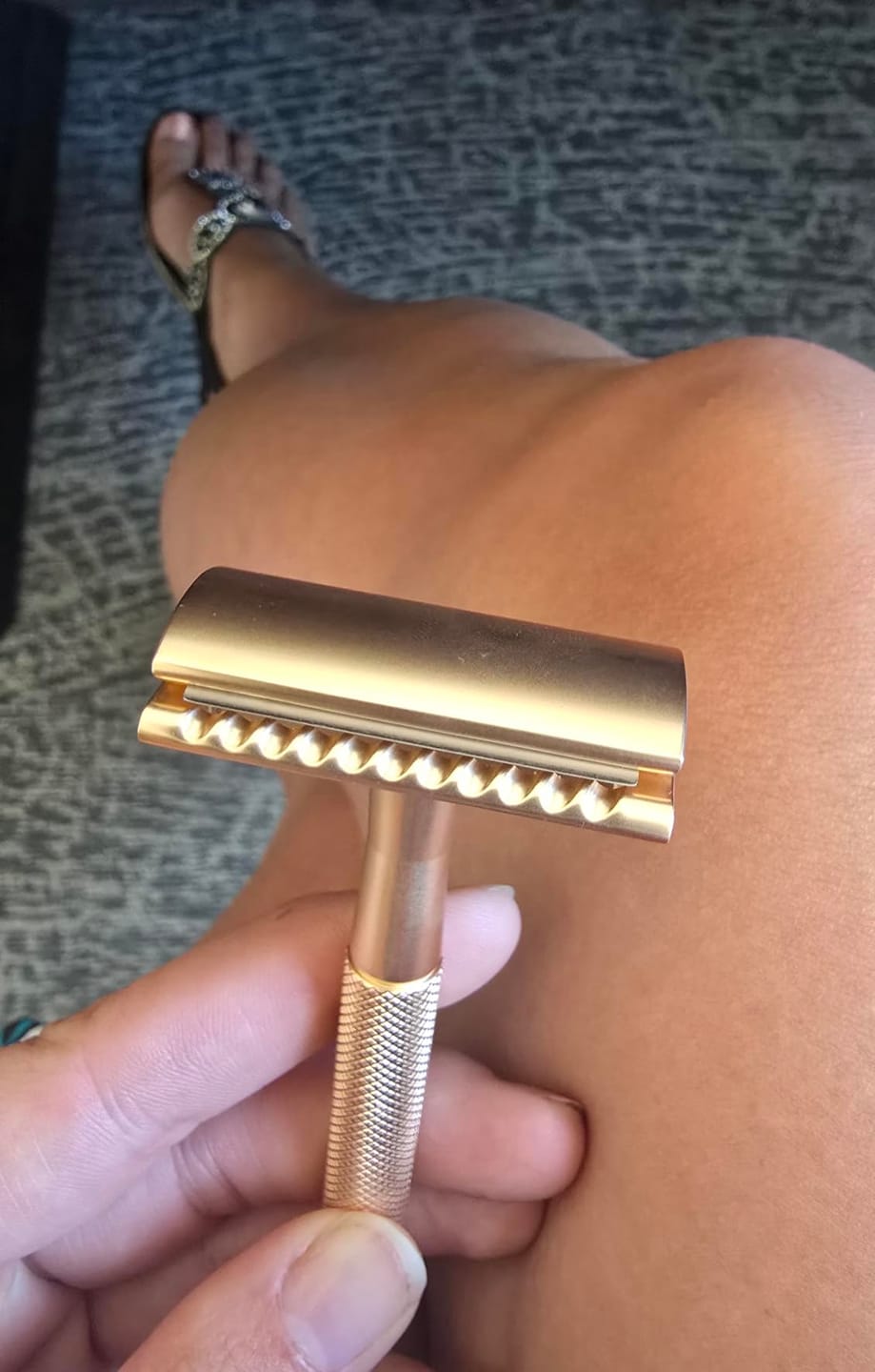 Customer photo review of SKINRAZR™ — Rasuradora de precisión para una piel suave